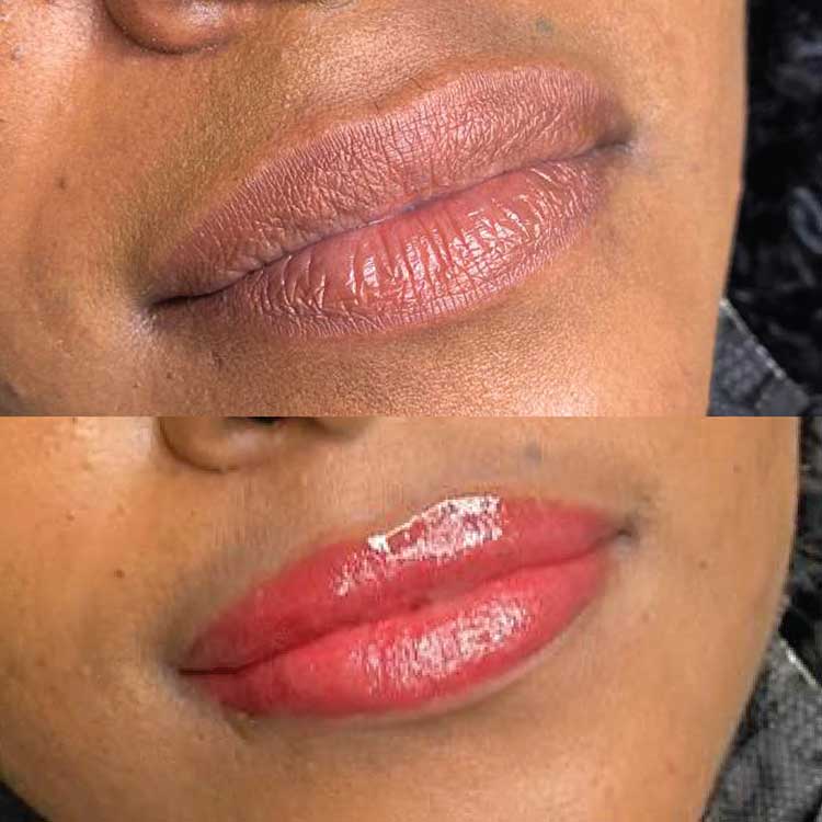 PMU Lips Tattoo