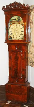 1800s english longcase Clock that was repaired
