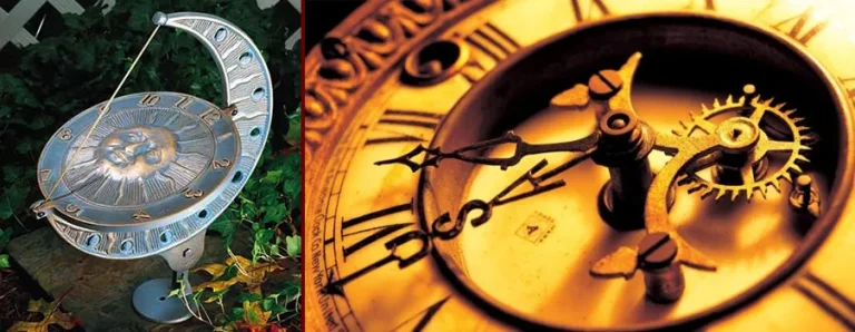 History of Clocks moondial sundial gnonmon
