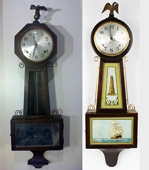 Sessions lighthouse banjo wall clock