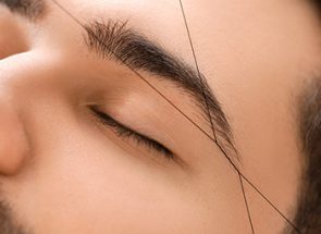 Brow Threading for Men